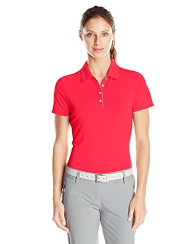 adidas Golf Women's Golf Essentials Short Sleeve Polo Shirt, Ray