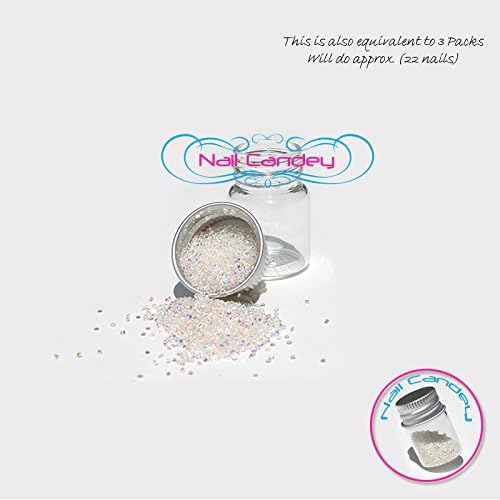 Clear AB 1.1mm Crystals Qty. 4320 Nail Candey 3D Nail Art Swarovski Micro Glitter Mood Cute Crystal Iridescent Design