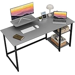 GreenForest Computer Home Office Desk with Monitor
