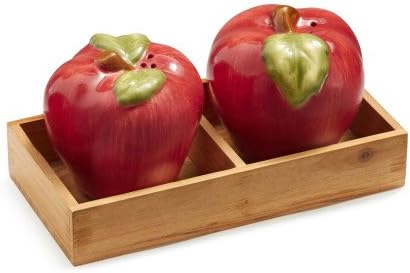 Sur La Table Apple Salt and Pepper Shaker Set