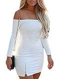 Ninimour Elegant Women's Above Knees Off Shoulder Mini Dress