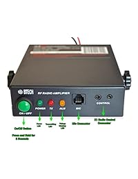 BTECH AMP V25 Amplifier for VHF (136 174MHz), 20 40W Output (2 6W Input), Analog and Digital Modes, Compatible with All Handheld Radios: BTECH, BaoFeng, Kenwood, Yaesu, ICOM, Motorola