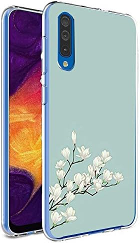 Starhemei for Galaxy A50s Case, Galaxy A50 Case, Galaxy A30s Case,Slim TPU Soft Shell Ultra Thin Flexibility Bumper Rubber Case Cover for Samsung Galaxy A50s (Magnolia)