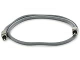 Monoprice 3ft Premium Optical Toslink Cable w/Metal Fancy Connectors