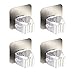HanleyDepot Mop and Broom Holder Wall Mount Self Adhesive for Your Home & Kitchen Organization and Storage (4 Pack)