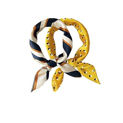 DOLREM Womens Satin Silk Scarf Small Neck Scarves Head Hair Wraps Headscarf 2PCS DOLREM Womens Satin Silk Scarf Small Neck Scarves Head Hair Wraps Headscarf 2PCS