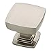 Franklin Brass Parow Kitchen Cabinet Knobs or Drawer Knobs, Single, Satin Nickel, Cabinet Hardware, P29542K-SN-C