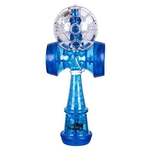 Chameleo Torch Duncan Kendama LED Glow Blue and Clear LED Light Up