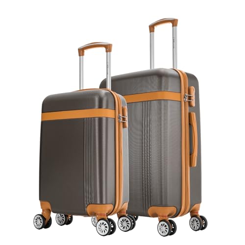 Kit de malas de viagem P/M Bruges Swiss Move Marrom