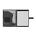 Forevermore Portfolio / Padfolio / Professional Interview Resume Folder / Document Organizer with Refillable Letter Size Writing Pad / Business Gift (Gray)