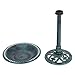 Giantex 28 Inch Height Pedestal Bird Bath, Vintage Standing Bird Feeder w/Antique Flower & Bird Decoration, Lightweight, Bird Baths for Outdoors Garden Yard Patio Decor (Green)