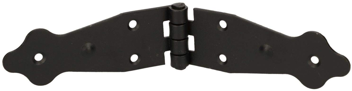 KOTARBAU 05907465903813 Box Strap Hinge, Black, 190 x 35 mm