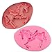 HENGSONG 3D Unicorn Silicone Cake Fondant Mold Chocolate Baking Cookie Mould Decor Pink