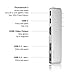 USB C Hub, Purgo Slim Aluminum USB C Digital AV Multiport Adapter for 2016/2017 MacBook Pro 13