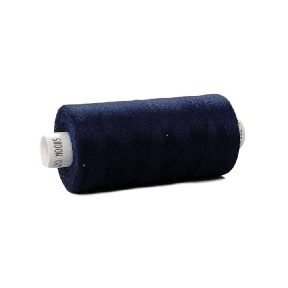 Novato Haberdashery Coats Moon Threads Single Reel 1000Mtr (Navy (M004) Pack of 3)