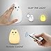 Elfeland Multi-color Cat Lamp with Remote-Children Cute Kitty Cartoon Animal LED Portable Silicone Night Light - 12 Single Colors & 7-Color Breathing Modes - USB Rechargeable (Glamorous Cat)