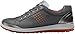 ECCO Men's Biom Hybrid 2 Golf Shoe, Dark Shadow/Orange, 11-11.5