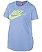 Nike Sportswear Essential Women's Logo Short Sleeve Top (Dynamic Blue/Sonic Yellow, 1X)