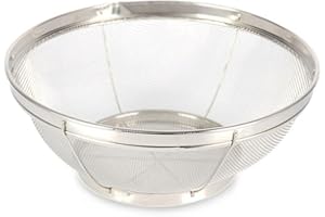 Heavy Duty Colander with Fine Mesh, Perfect for Salad Washing and Draining (18.5cm)