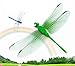 Chunney® 8.5cm and 14.5cm Mixed Colorful Magnet Dragonfly Room Decorations (4pcs Big+10pcs Small)