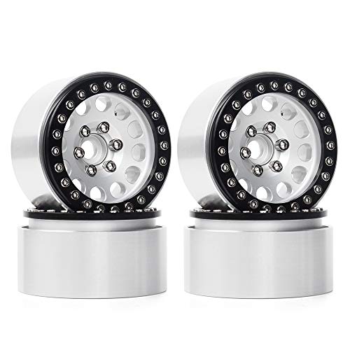 thumbnail image 2 of 4Pcs 1.9 Beadlock Wheel Rims For Axial SCX10 90046 D90 TRX4 1/10 RC Crawler - FLYXM 2 of 4