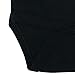 Laughing Giraffe Unisex Infant Blank Cotton Long Sleeve Baby Bodysuit One Piece (0-3M, Black)