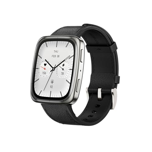 Amazfit Active 2 Smartwatch 43mm 1,75" AMOLED-Display, Offline-Karten mit GPS, 10 Tage Akku, 160+ Sportmodi, Wasserfest, Herzfrequenz & Schlaftracker 