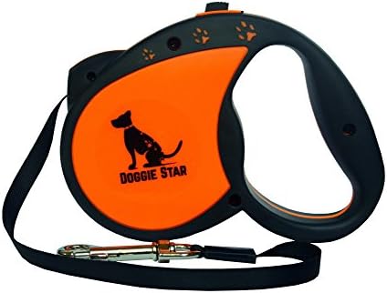 Retractable Dog Leash 16ft long (5m) – Tangle Free, One Button Break &amp; Lock – Great leash for Walkers, Joggers and Runners, Training, Running &amp; Hicking – Compatible with Standard Pet Collars
