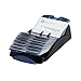Rolodex 67186 Rolodex Open Tray Business Card File, 200-Card Cap, 100 Sleeves, 12 Guides, BK