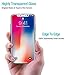 TOZO for iPhone X / XS Screen Protector Glass [ 3D Full Frame ] Technology Premium Tempered 9H Hardness 2.5D PET [Soft Edge Hybrid] Super Easy Apply for iPhone 10 / X / XS [White Edge]