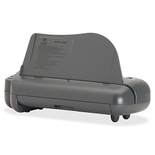 Business Source Desktop Hole Punches Powered Multi-Hole Paper Punch (62901)