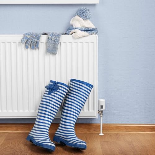 Hive Smart Heating Thermostatic Radiator Valve (TRV) with Smartphone Compatibility, White