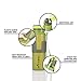 Nturel Foldable Water Bottle – With Free Additional Cap – Collapsible food grade silicone, 16 oz. … (Green)