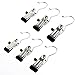 Aligle Tm Portable Laundry Hook Multi-Functional Clips Stainless Steel Home Travel Essentials Stainless Steel Pants Rack, Shoe Clips 12pack