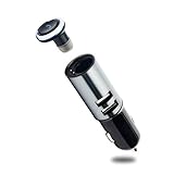 Bluetooth Headset Car Charger,Kernowo 2 in 1 Dual USB Port Car Charger with Wireless Earphone and Hands Free Microphone for iPhone, Samsung and all Android Smartphones