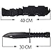 Toonol Tactical Rubber Trainer Knife Combat Bayonet with Scabbard/Sheath