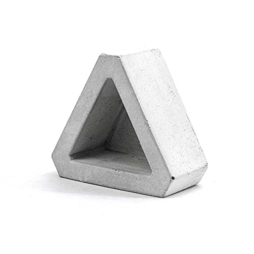 Nicole Flower Pot Silicone Mold Triangle Concrete Mould for Succulent Plants Handmade Home Decoration Tool