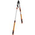 VNIMTI Lopper for Tree Trimming, 27-41'' Extendable Garden Lopper with Compound Action, Heavy Duty Branch Cutter for Trees, Orange