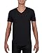 Gildan Mens Soft Style V-Neck Short Sleeve T-Shirt (L) (Black)