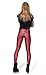 Ensasa Women's Fashion Digital Print Black Red Scottish Plaids Spandex Leggings