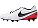 Nike Womens Tiempo Rio III FG Soccer Cleat (White/Bright Crimson/Black)