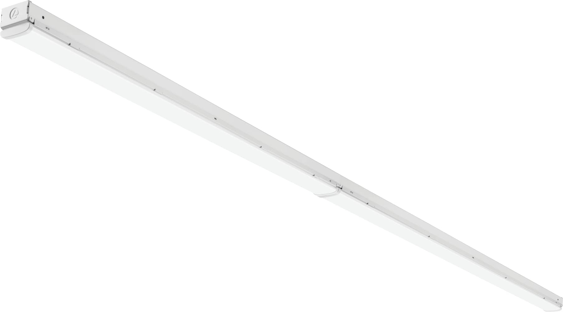 Photo 1 of ***RAIL IS BENT***Lithonia Lighting 1 Light LED Strip Light, 8 Foot Linear LED Ceiling Lighting Fixture, 11000 Lumens, 4000K, Dimmable, MVOLT, for Garage, Closet, Utility Room (MNSS L96 11000LM MVOLT GZ10 40K G1)