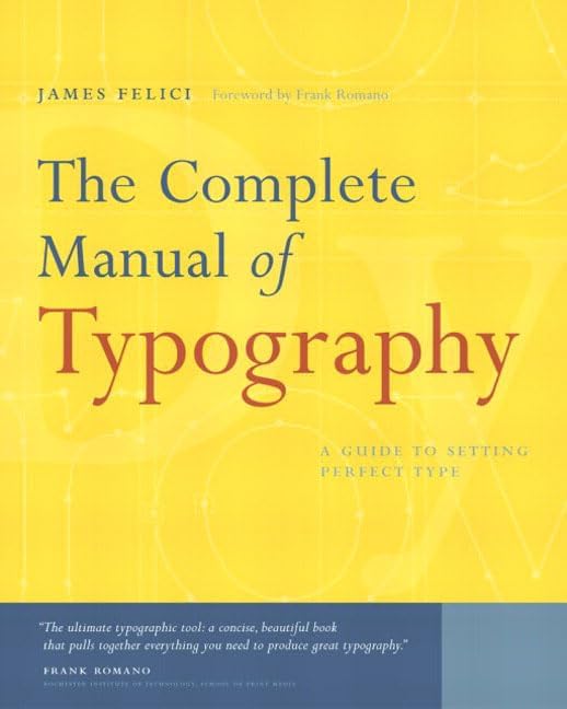 Amazon.com: Complete Manual of Typography, The: A Guide to Setting