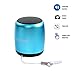Ancord Micro Bluetooth Speaker TWS System Portable Tiny Body Loud Voice Shutter Button Selfie Features (Blue)