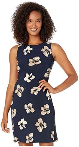 tommy hilfiger chiffon shift dress Tommy Hilfiger Women's Keyhole Smocked Neck and Cuff Chiffon Shift Dress