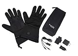 Verseo Electric ThermoGloves Rechargeable Battery Heated Gloves Thin Enough To Use As A Glove Liner or Ski Glove Great for Cold Weather Activities Like Snowboarding, Snow Plowing, Biking or Walking