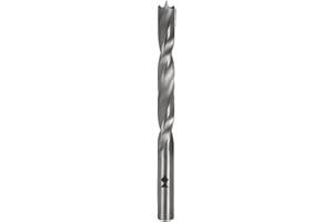 Fisch FSF-321200 3/16-Inch High Speed Steel Double Flute Brad Point Drill Bit