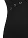 Ninedaily Women Tops Lapel V Neck Elegant Short Sleeve Blouse Black XL