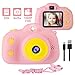 Kids Camera, 1080p Selfie Kids Digital Cameras for Girls with 32GB SD Card Rechargeable Battery Children Video Camera Birthday/Christmas/New Year Toy Gifts for 3 4 5 6 7 8 9 10 Year Old Kids