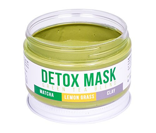 GREEN TEA DETOX FACE MASK By Teami | Our 100% Best Facial Care Mud Masks with Bentonite Clay for a Natural, Hydrating Cleanse of Dry Skin that Removes Blemishes | Antioxidant, Moisturizing, Anti-aging